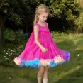 thumbnail image 2 of MEZZALL Children Fashion Solid Color Bow Tutu Dress Girls Sundress Summer Relaxed Fit, 18-24 Months, 2 of 8