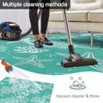 thumbnail image 5 of Teal Coastal Outdoor Rug for Patio/Deck/Porch, Non-Slip Large Area Rug 6 x 9 Ft, Nautical Beach Starfish Coral Summer Indoor Outdoor Rugs Washable Area Rugs, Reversible Camping Rug Carpet Runner, 5 of 8