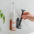 thumbnail image 2 of ACDANC Electric Toothbrush Holder Wall Mount-2Pcs Single Slot Adhesive Bathroom Toothbrush Storage Organizer Rack, 2 of 7