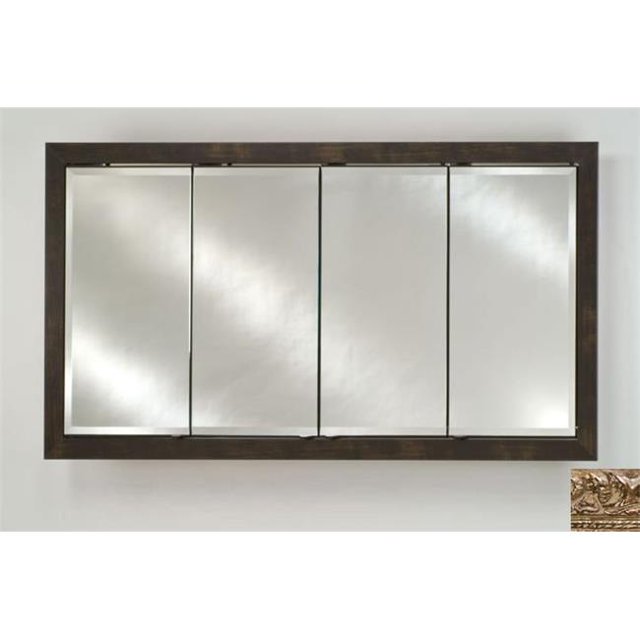 Armoire à Quatre Portes Encastrée de 58 Po - Tuscany Antique Silver