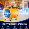 thumbnail image 2 of iLIVING 12 inch Utility Blower Exhaust Warehouse Ventilator Fan, 550W, 3450RPM, 2 of 7