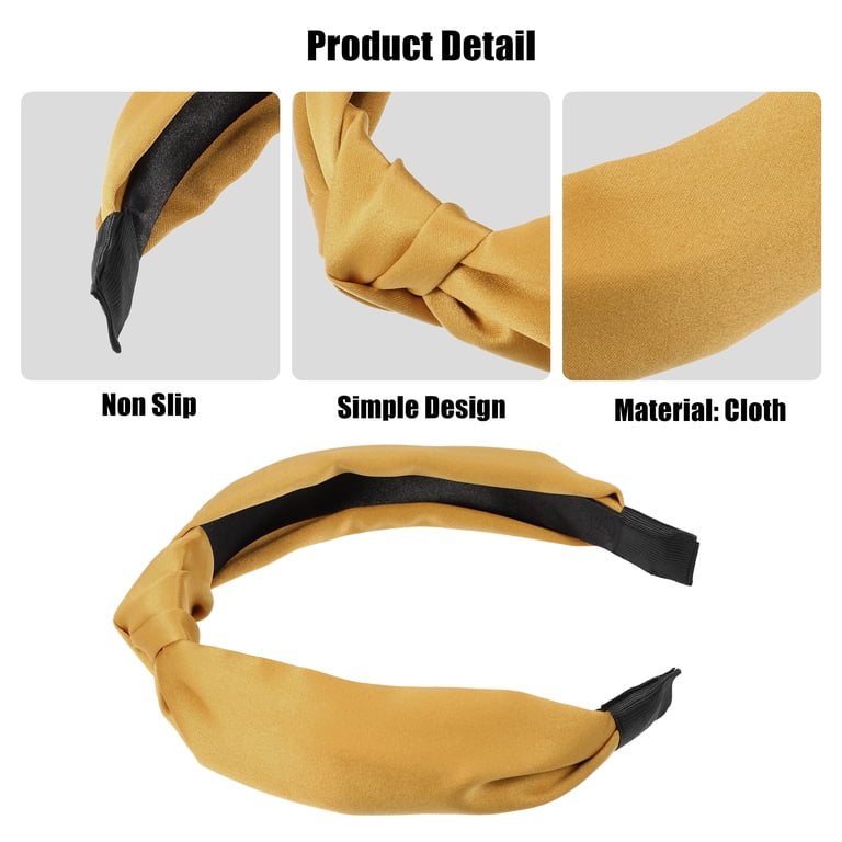 Unique Bargains Silk Knotted Headband Hairband for Women 1.2  display picture 3