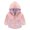 Pink, variant on XBASW Toddler Baby Fleece Hooded Jacket Boys Girls Elastic Thick Coats Spring Autumn Zipper Top for Kids 2-10T