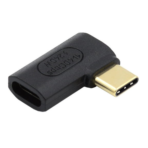 CY USB4 Type C Male to Female Extension 240W Power 40Gbps Data 8K Video Adapter Left Right Angled for NS Phone Laptop