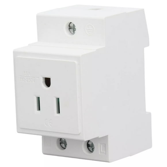 MYG DIN Rail Socket Built In Protective Contact Earthing Contact Outlet For Dist GAW