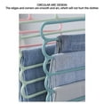 thumbnail image 5 of Yrmaups Cintres pour Pantalons à 5 Couches pour Garde-Robe, Support Antidérapant à Plusieurs Couches pour Pantalons, Organisateur de Garde-Robe Réutilisable pour Pantalons, Cravates, Foulards, Chemises, 5 of 5