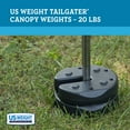 thumbnail image 5 of US Weight 20lb Canopy Weight Set for Securing Canopies, Tents, and Umbrellas at Outside Events, 5 of 7
