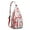 Red-6, variant on Lobster Sling Backpack – Vintage Nautical Hiking Daypack with Watercolor Crustacean and Coastal Ocean Design, Lightweight Waterproof Travel Bag for Beach and Outdoor Adventures