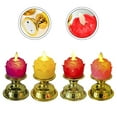 thumbnail image 4 of Simulation swing led electronic candle lamp lotus lamp candle holder ornaments, 4 of 9