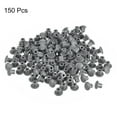 thumbnail image 3 of Uxcell 150Pack 5mm(3/16") Dia Tapones de agujero de tornillo de plástico para muebles, gris oscuro, 3 of 6