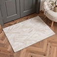 thumbnail image 5 of KUETH 5x7 Machine Washable Minimalist Rug for Living Room, Soft Low Pile Non Slip Backing Area Rug, OCHRE LEAF Rug for Bedroom Dining Room, 5 of 5