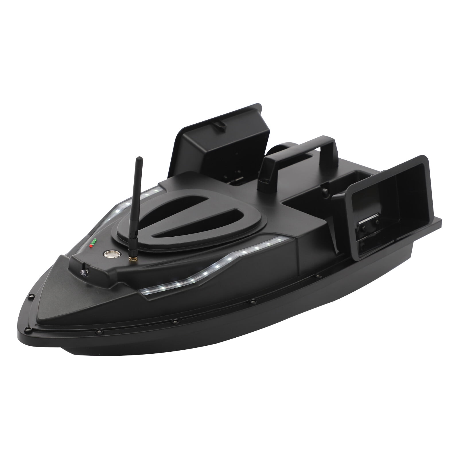 ABS Exquisite Fishing Bait Boat Remote Control Battery Powered Bait Boat with LCD Display