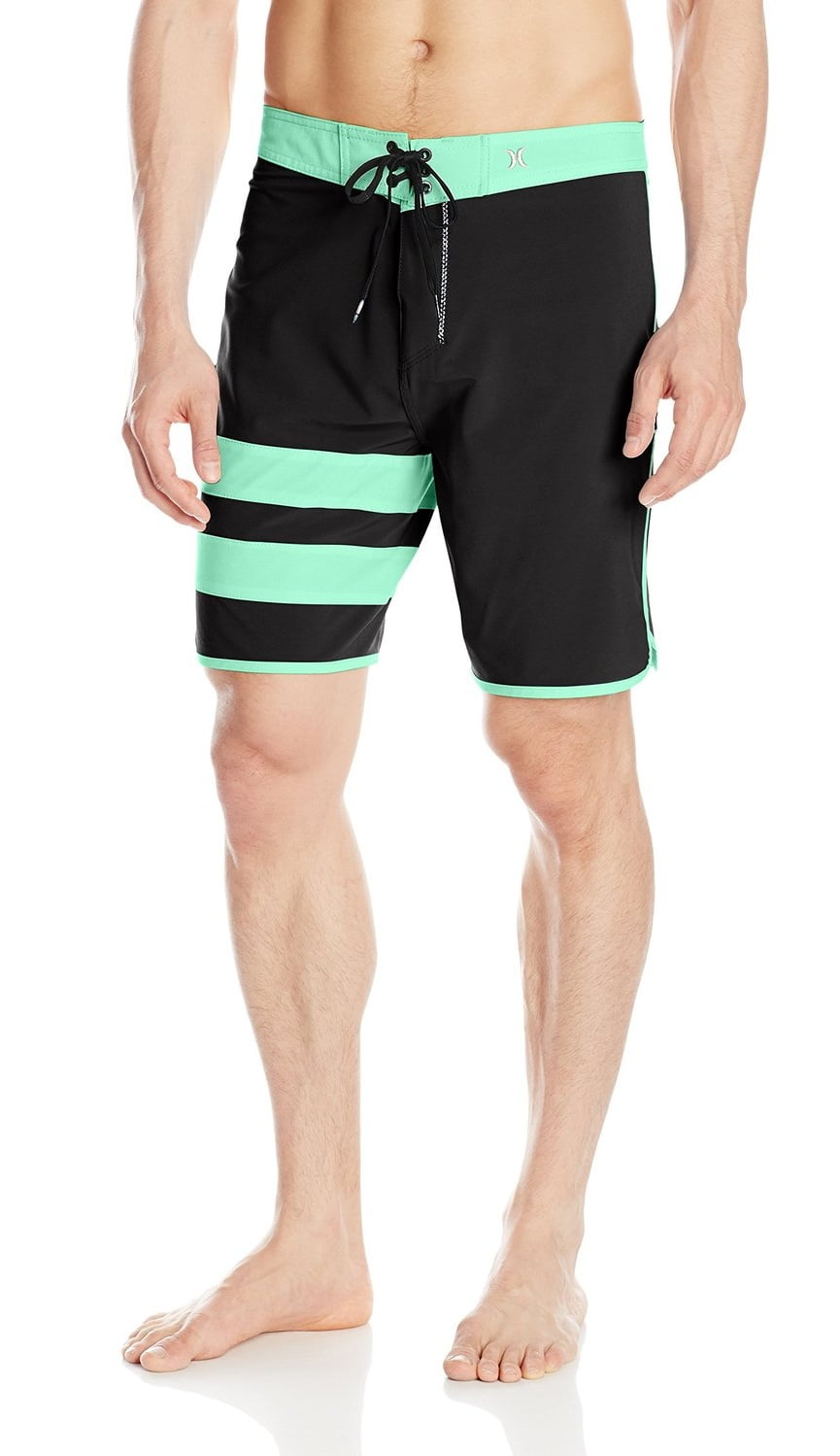 Hurley Men's Phantom Block Party Board Shorts Black Mint 