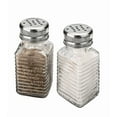 thumbnail image 4 of Dependable Industries Classic Salt and Pepper Shaker Set, 2-Pack, Glass with Stainless Steel Tops, 80ml Capacity, 4 of 5