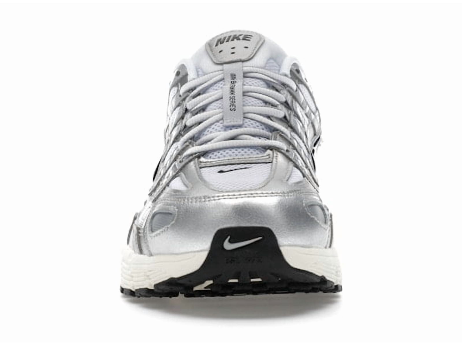Nike Men's P-6000 White Metallic Silver Flat Silver Black Shoes, from StockX