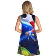 thumbnail image 2 of Sigee Mario Ac for Women's Sleeveless Dress Relaxed Fit Dress with Pockets, 2 of 7