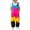 Hot Pink#9527, variant on BOOMNY Girls Jumpsuits Ice Cream Graphic Sleeveless Spaghetti Strap Romper for Kids Soft Jumpsuit With Pockets