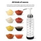 thumbnail image 4 of Matsuzay Dispensador de bomba de salsa, botella de salsa para Ketchup, mermelada, mayonesa, dispensador de aceite de oliva, vinagrera, accesorios de Organizadores de utensilios de cocina 500ml Matsuzay HA027369-01, 4 of 6