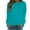 Blue##1, variant on Jsaierl Womens Sweatshirts Plus Size Solid Color Graphic Sweatshirts Round Neck Dressy Casual Sweater Tops Workout Long Sleeve Blouses Fall Fashion 2024