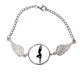 thumbnail image 1 of Caliente mujer hermosa silueta bailando Pulsera pulsera pulsera alas de ángel pulsera, 1 of 3