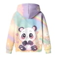 thumbnail image 6 of Shadoumai Kids Hoodies Girls Printed Pattern Long Sleeve with Pockets Comfortable Outwear Coat Children Fall Winter Cute Tops for Girls 10-12, 6 of 6