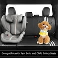 thumbnail image 4 of EKR Custom Fit F150 Car Seat Covers for 2015-2020 Ford F150 SuperCrew XL,XLT & 2017-2022 F250/F350/F450 SuperDuty CrewCabXL/XLT - Leather(Black with White Trim), 4 of 6
