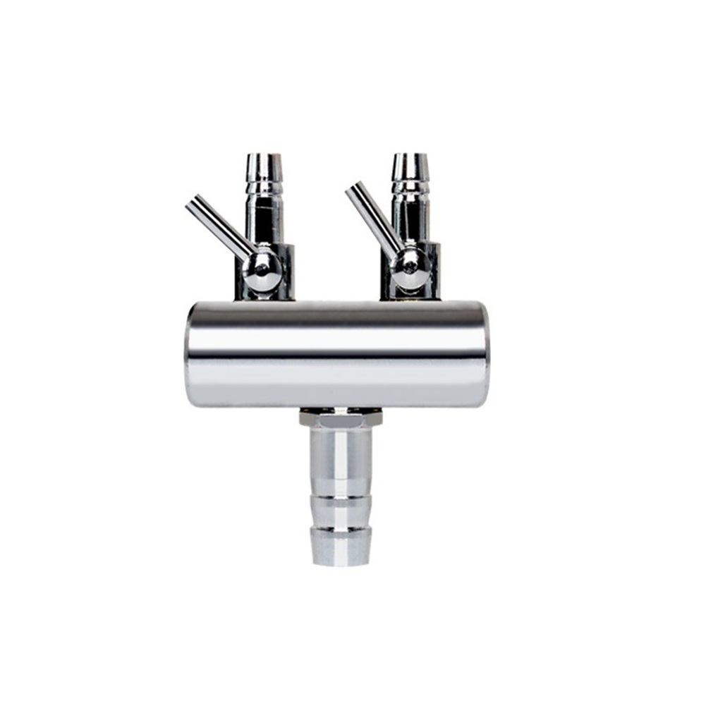 2 Way Air Splitter Valve Aquarium Fish Tank Air Pump Flow Splitter Distributor Pump Valve Tap