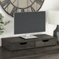 thumbnail image 2 of Bush Furniture Universal Desktop Organizer with Drawers in Dark Gray Hickory, 2 of 8