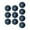 Black, variant on simhoa 10 Pieces Tree Mulch Rings Fruit Tree Protector Gardening to Prevent Animals from Digging and Destroying 24" Protection Mats Black