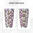 thumbnail image 3 of Salouo Rose Flowers Print 20oz Tumbler with Lid,Stainless Steel Vacuum Insulated Tumbler Durable Insulated Coffee Mug Thermal Cup with Splash Proof Sliding Lid-Without Straw, 3 of 8