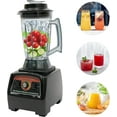 thumbnail image 6 of 1Gallon Heavy Duty  Fruit Vegetable Juicer Shakes Processor Mixer Power Food Process Grade Bar Ice Drink Smoothie Maker Crusher For Smoothies Dry/Wet 2800W (Black Red), 6 of 9
