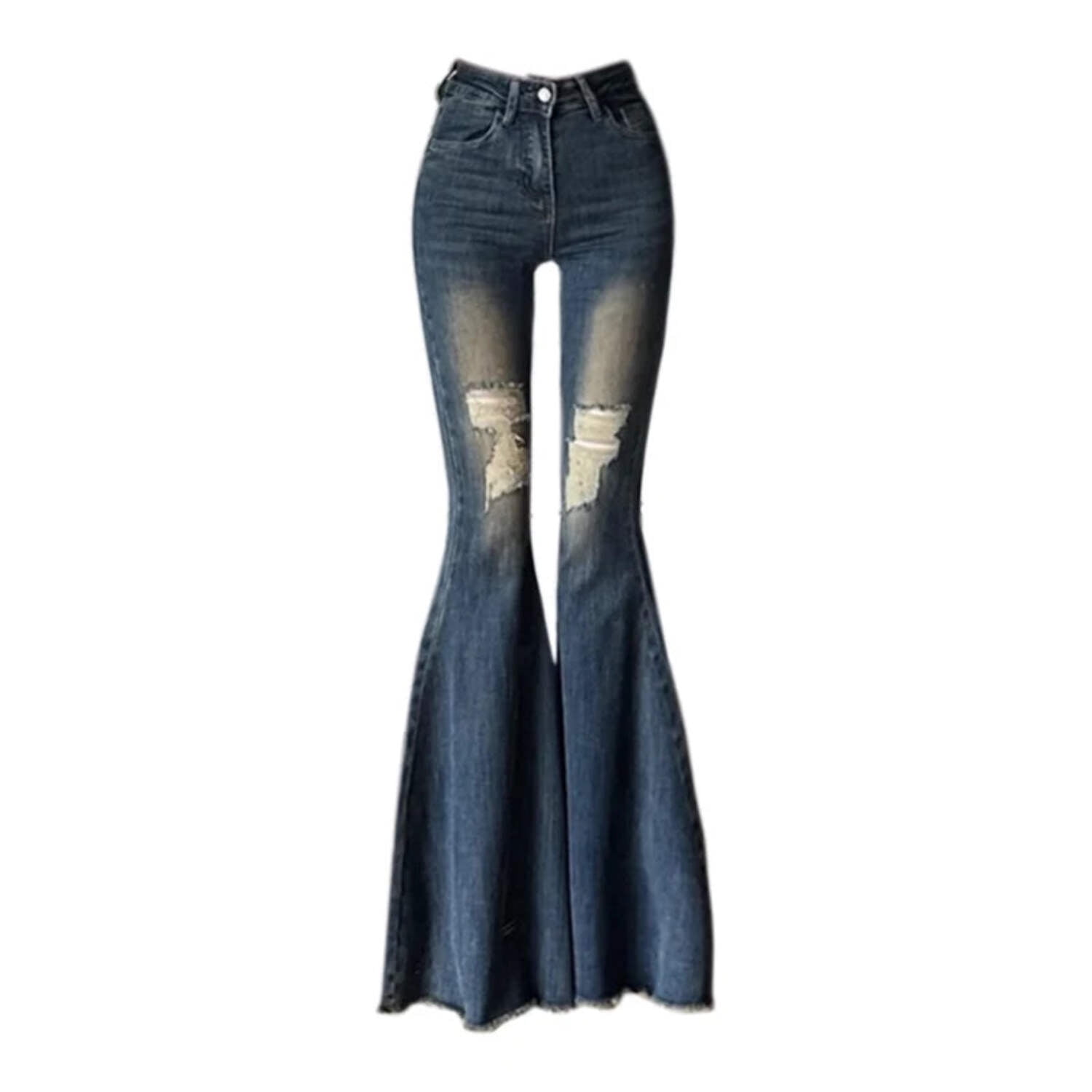 パンツ grunge led pepper cross flare denim y2k 1728646663b8c52eff0739db09eb32