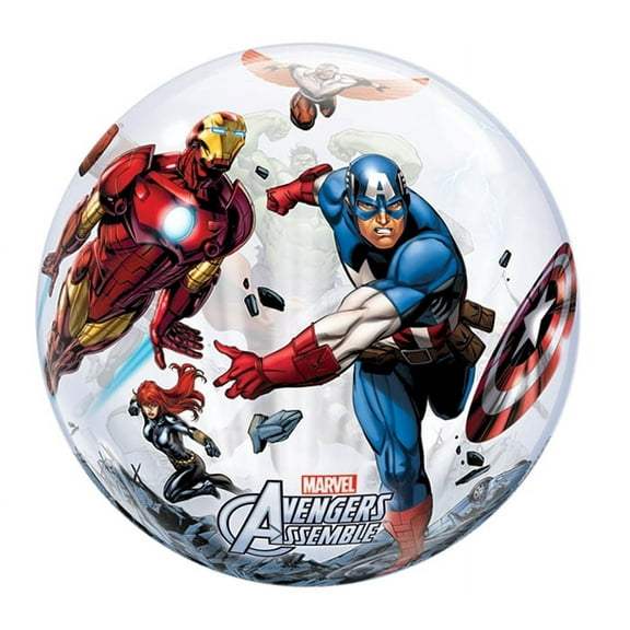 Marvel Avengers Bubbles Stretchy Plastic Balloon 22"