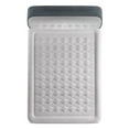 thumbnail image 3 of Intex: Dura-Beam Deluxe: Ultra Plush Headboard Airbed - Queen - Gray, 18" Inflatable Mattress, Built-In Pump, Fiber-Tech, Carry Bag, 600lb Cap 64447ED, 3 of 18