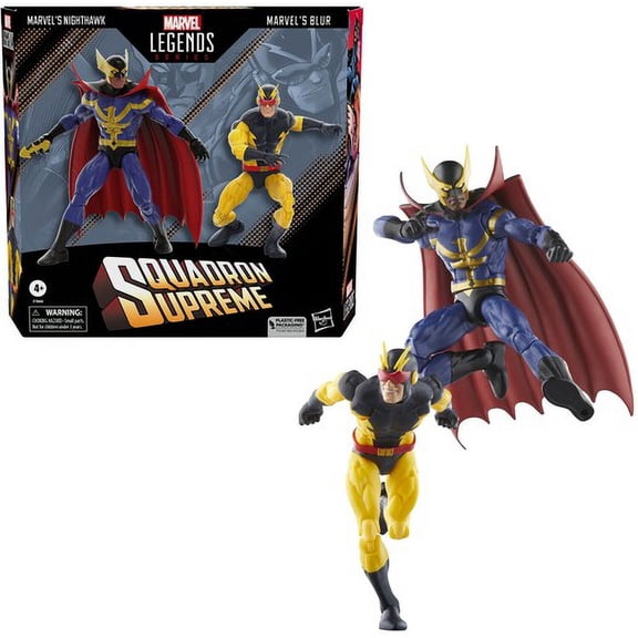 Marvel Squadron Supreme Nighthawk & Blur Action Figure 2-Pack