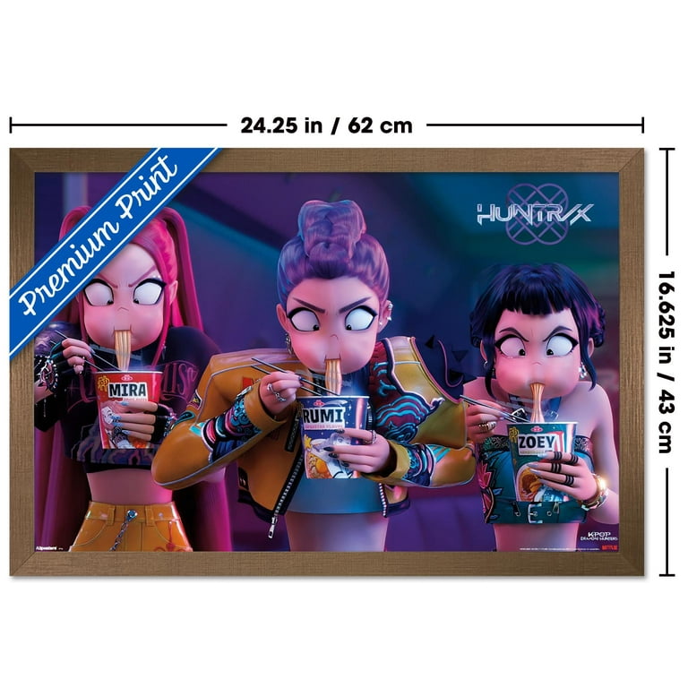 Netflix KPop Demon Hunters (2025) - Huntrix Noodles Wall Poster