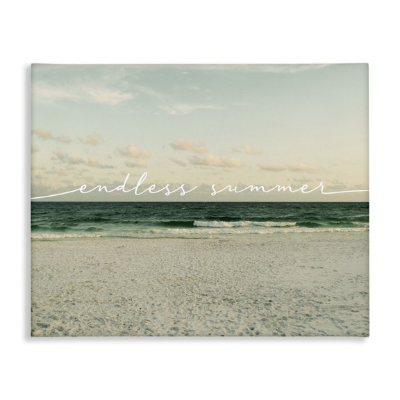 Stupell Industries Traditional Endless Summer Beach Waves Shore Canvas Art, 30 x 24, by Lil' Rue