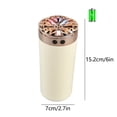 thumbnail image 3 of Humidificador de aromaterapia silencioso con luz ambiental fría, niebla de 2 velocidades, apagado automático, alimentado por USB, 15,2x7x7cm, negro, para uso doméstico y automóvil, atomización, 3 of 7