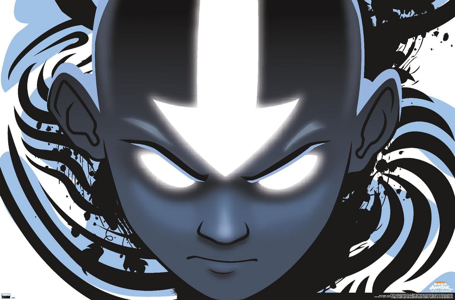 Nickelodeon Avatar: The Last Airbender - Face Wall Poster, 22.375" x 34"