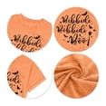 thumbnail image 3 of Graphic Tees for Women T-Shirts Bibbidi Bobbidi Shirt Women Cute Halloween T Shirt Funny Letter Print Tees Casual Tee Tops Orange S, 3 of 4