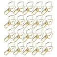 thumbnail image 1 of Small Metal Clips, High Tension Paper Binder Multipurpose Easy To Use  For Certificates For Documents For Tickets Gold,Blue,Silver,Purple, 1 of 8