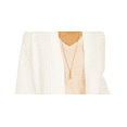 thumbnail image 2 of Style & Co Women's Chunky Cable Knit Open Front Cardigan White Size X-Small, 2 of 3