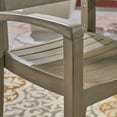 thumbnail image 3 of Marrisa Outdoor Acacia Wood Dining Chairs, Set of 2, Grey, 3 of 6