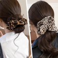 thumbnail image 2 of Bandeau à Gros Intestin Imprimé Léopard Fille Chaude Rétro Queue de Cheval Haute Élasticité Accessoires pour Cheveux, 2 of 2