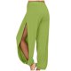 thumbnail image 1 of MKLEKYY Leggins deportivos mujer moda casual deportes pantalones Haren con abertura alta pantalones de Yoga, 1 of 4
