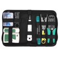 thumbnail image 1 of Kit de herramientas de red Gaobige para Cat5 Cat5e Cat6 con crimper y probador, 1 of 7