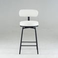 thumbnail image 3 of White Set of 2 Chairs - 360° Swivel Feature - In Dining Areas - Comfortable for Long Sessions, 3 of 7