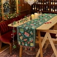 thumbnail image 2 of Christmas Table Flag Printed Rectangular Tablecloth – 47x14 Inch Cloth Xmas Party Table Runner with Tassels, Festive Dining Table Decoration for Home & Holiday Celebration, 2 of 5