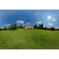 thumbnail image 2 of ABPHOTO 7x5ft Photography Backdrop Green Grass Field Forest European Building Natural Backdrops, 2 of 4