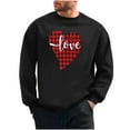 thumbnail image 2 of PNTUTB Casual Crew Neck Pullover Fashion Valentine's Day Print Long Sleeves Loose Comfort Sweatshirts for Men, 2 of 6